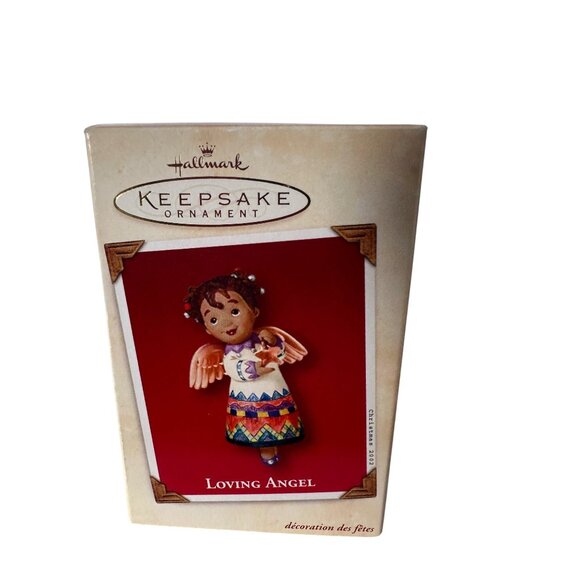 Hallmark Keepsake Ornament "Loving Angel" 2002 Handcrafted & Metal - Picture 3 of 4